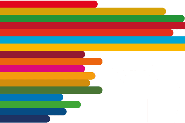 Logo der Stakeholder Initiative 2024 mit einem Fu&szlig;ball und bunten Linien in rot, gelb, gr&uuml;n und blau.